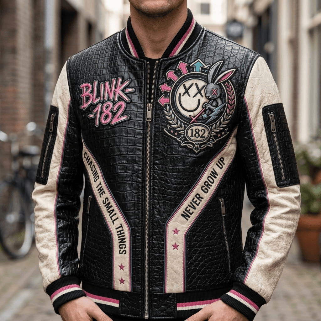 Premium BLIK Leather Zipper Jacket TTMH