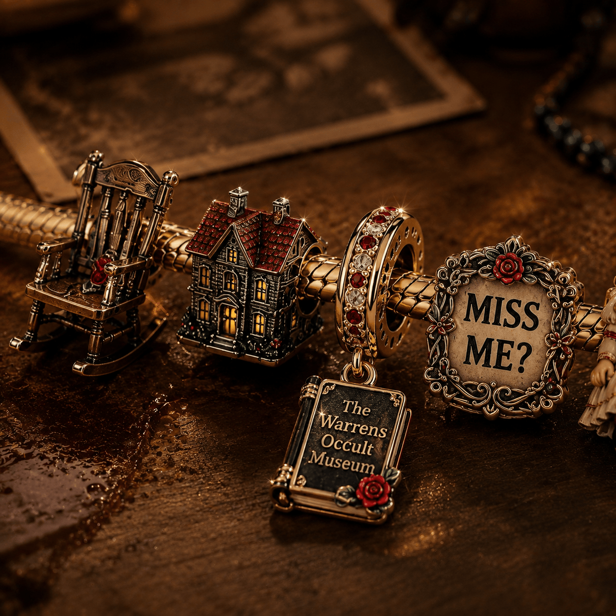 ANBL Gold Charm Bracelet Set TTN
