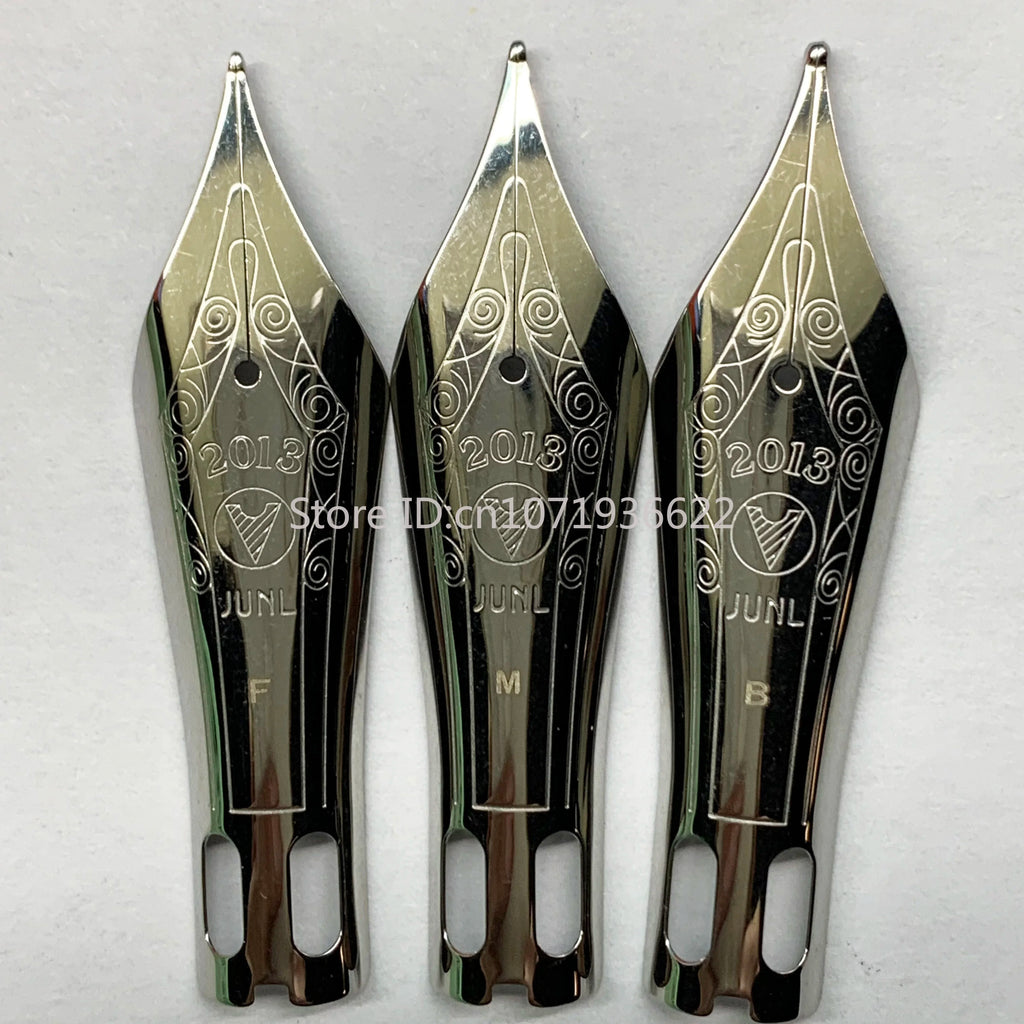 WingSung 930 Resin Piston Fountain Pen - Larege No.9 Iraurita Nib F/M/B, Gold/Silver Trim, Luxury Business Gift with Wrench